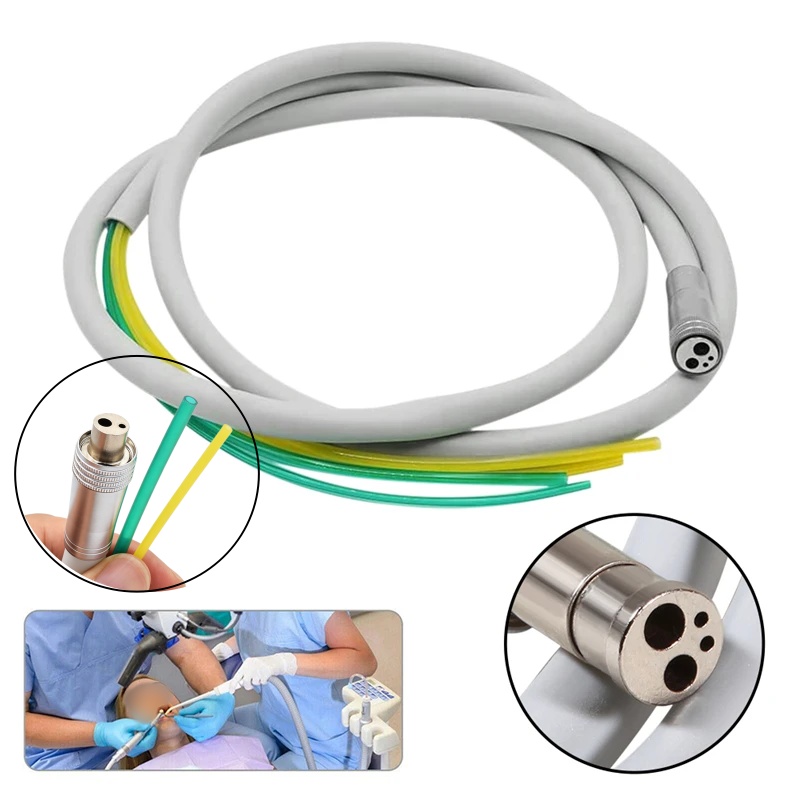Flexible Hose Braided - Dental-Handstück-Schlauchleitung 2/4 Löcher Langlebige Flexible Ersatzleitung