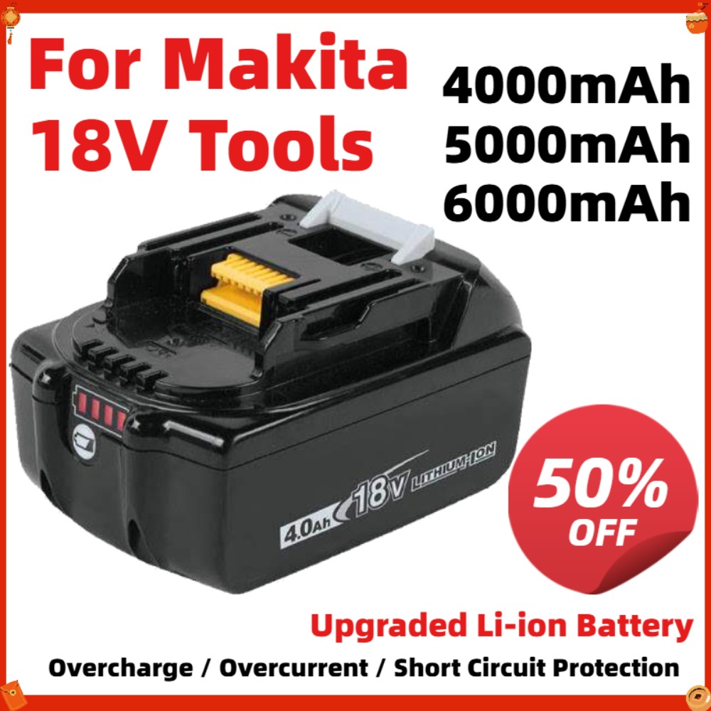 Makita Drill Dtw300 - 6000mAh Verbesserter Akku für Makita 18V