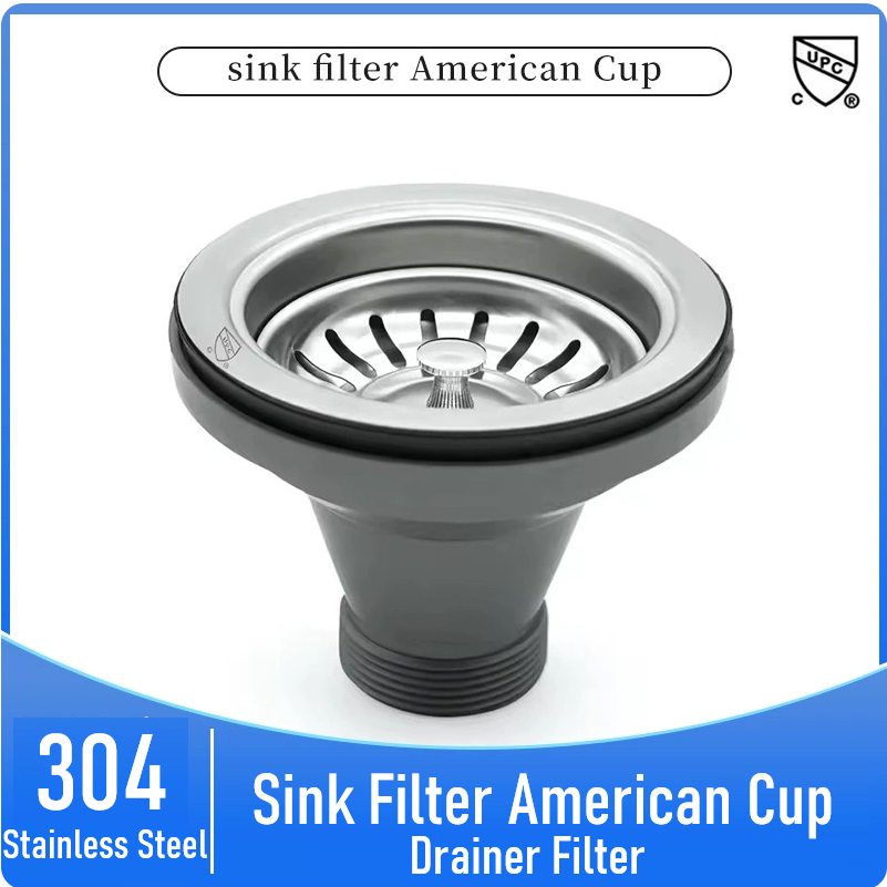 Overflow Pipe Clip - Spülbeckenfilter American Cup Küchenbecken Abtropffläche 110