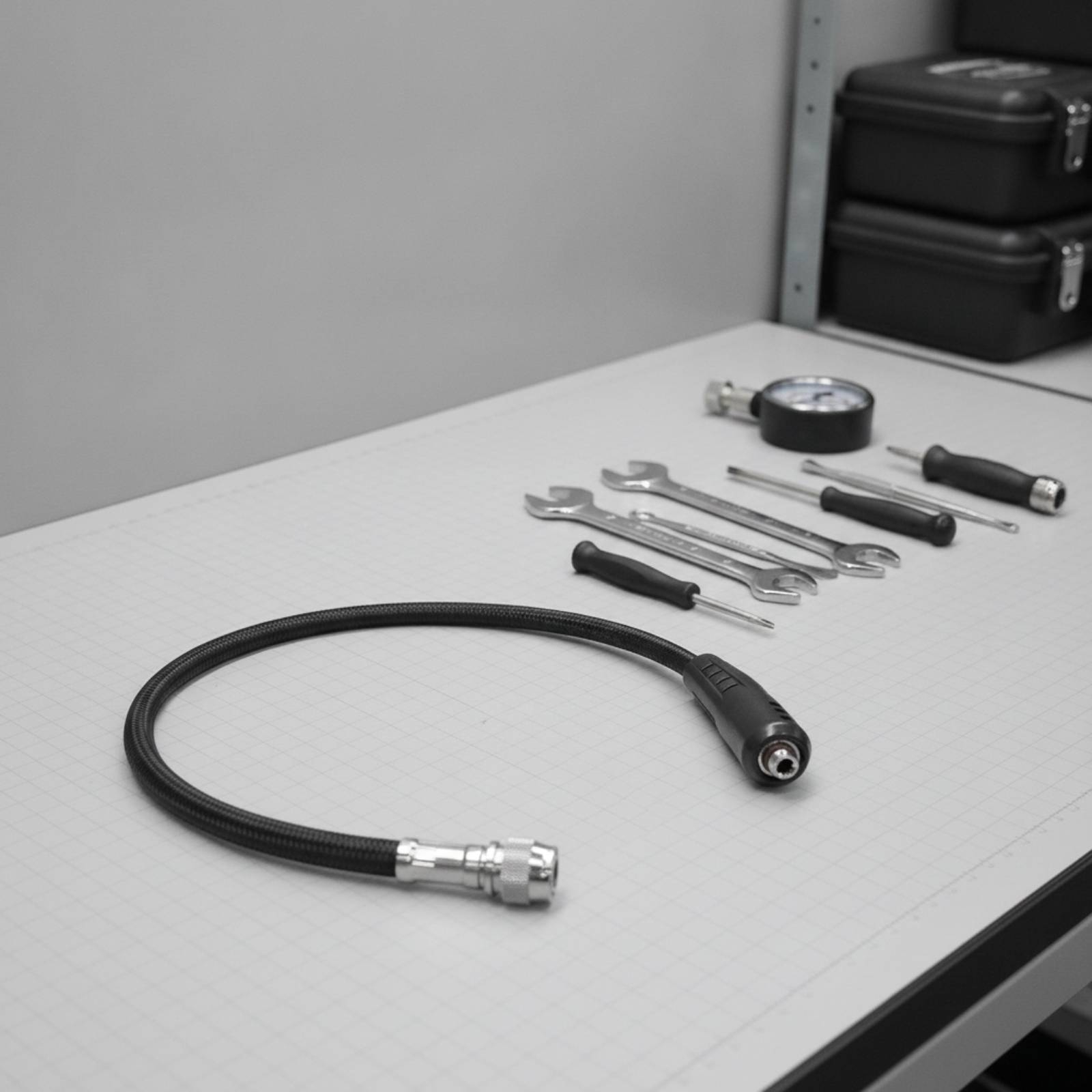 Flexible Hose Braided - Scuba BCD-Inflator-Schlauch, flexibler, geflochtener BCD-Schlauch mit