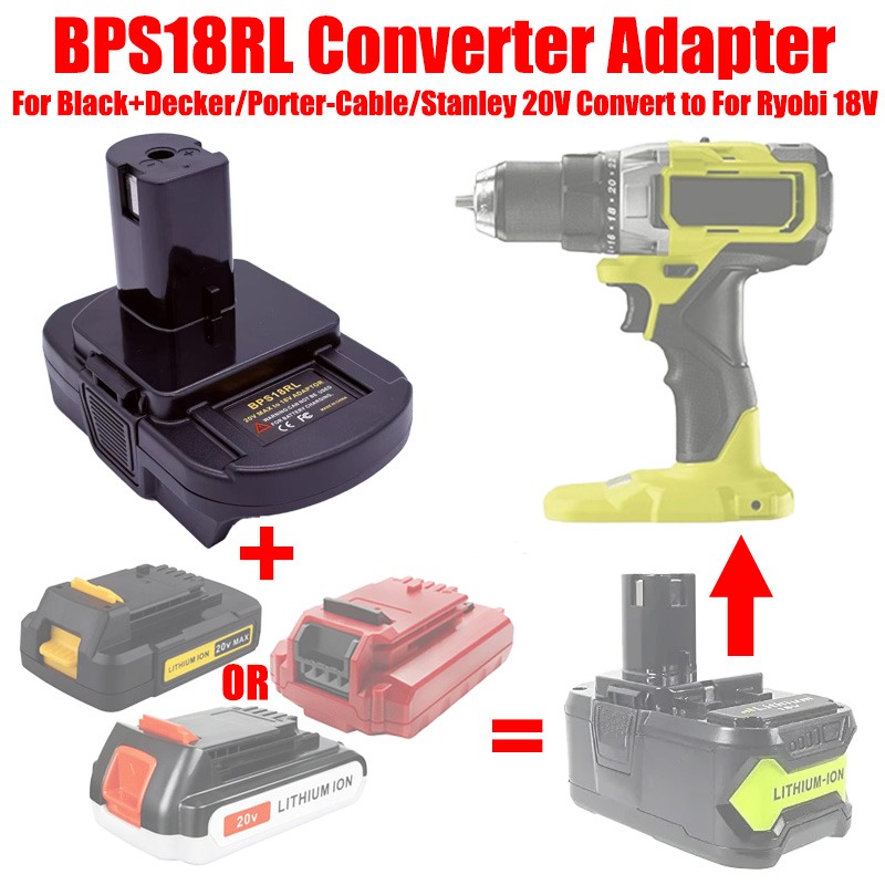 ALASICKA Akku-Adapter BPS18RL  – Black+Decker Tool Cordless Bewertung und Preis