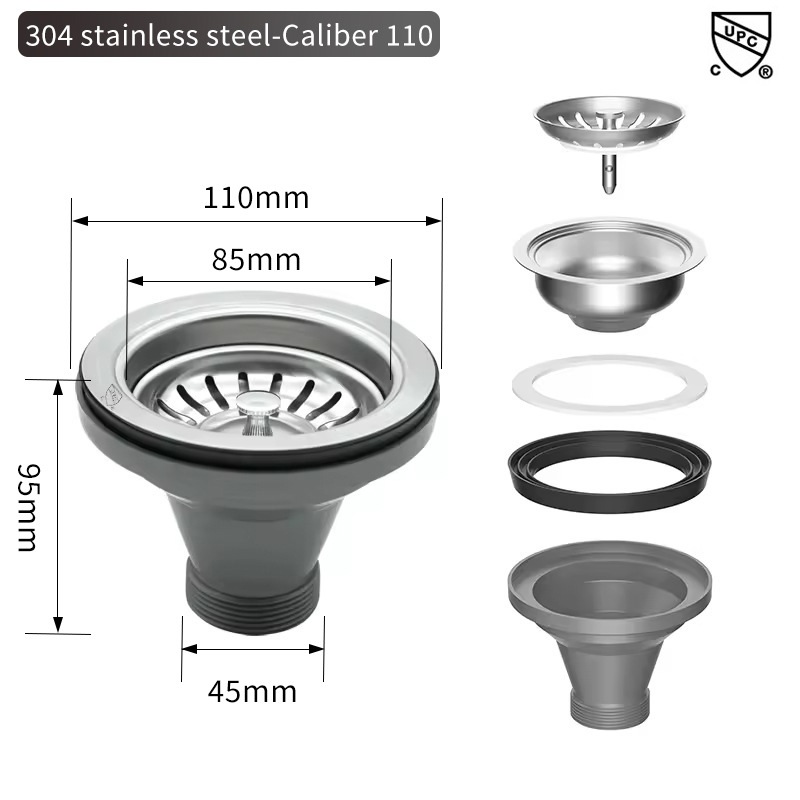 Spülbeckenfilter American Cup  – Overflow Pipe Clip Bewertung und Preis
